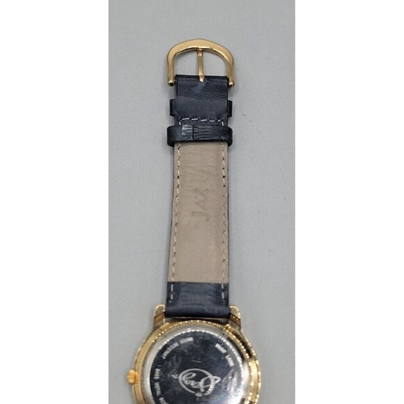 Vintage Disney Mickey Mouse Jaz Watch Rare y121x055 35mm 7" Blue Leather Band - Picture 10 of 16